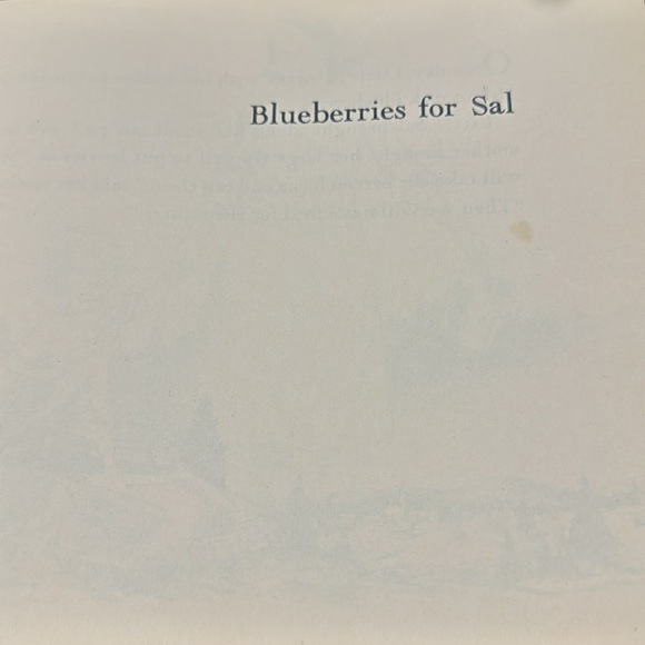 Blueberries for Sal by Robert McCloskey - Vintage Softcover Children’s Book - Picture 5 of 11
